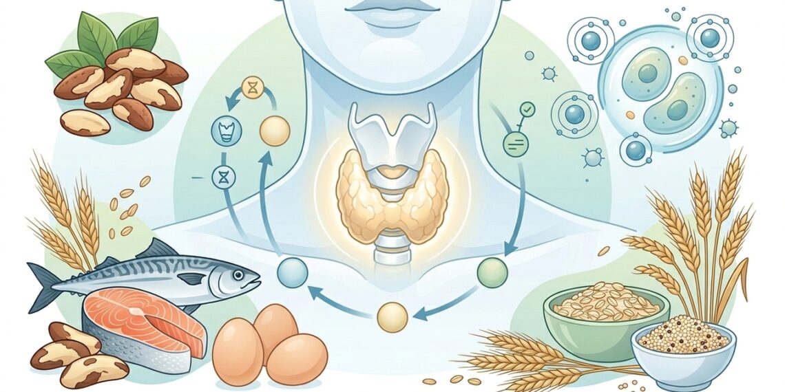 Selênio para tireoide: quando o nutriente pode ajudar em Hashimoto e quando pode virar excesso