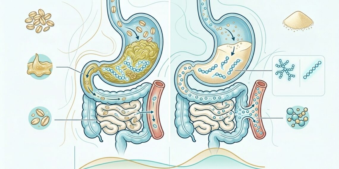 Aveia ou sêmola: qual é a melhor opção para controlar o açúcar, as fibras e as proteínas?