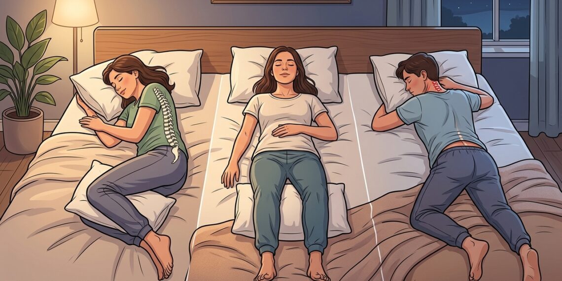 Dormir de lado ou de barriga para cima: qual é melhor para o corpo?