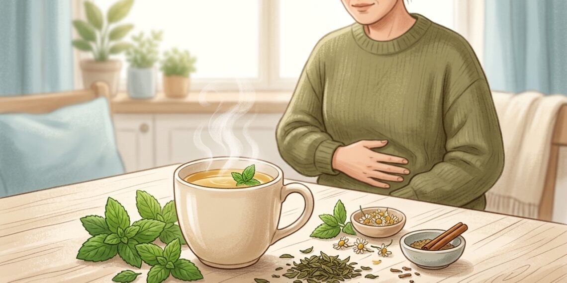 Hortelã-pimenta para gases e desconforto intestinal: quando a evidência ajuda e quando o uso exige cautela