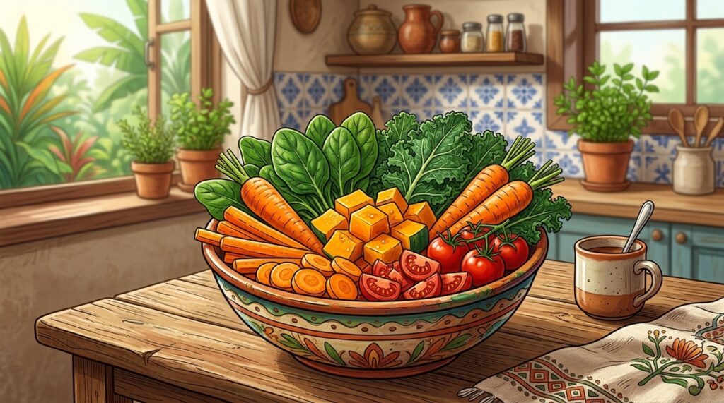 Uma forma simples de cuidar da saúde dos olhos é comer mais vegetais coloridos