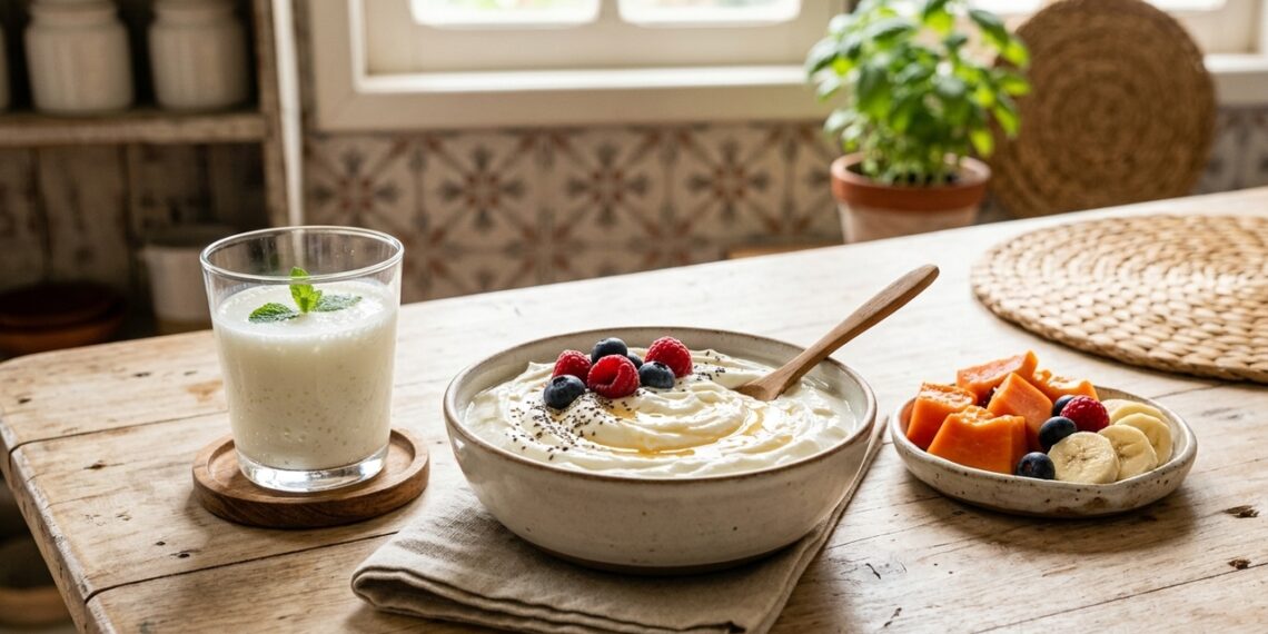 Iogurte e alimentos fermentados: a revisão recente que analisou sintomas gastrointestinais