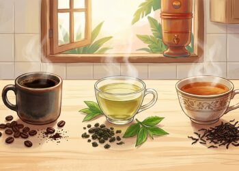 Café, chá verde ou chá preto: qual é a opção mais saudável para o dia?
