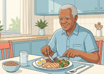 Proteína em cada refeição ajuda a preservar a massa muscular após os 60.