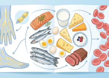 Qual deficiência de vitamina está associada a formigamentos nas mãos e nos pés