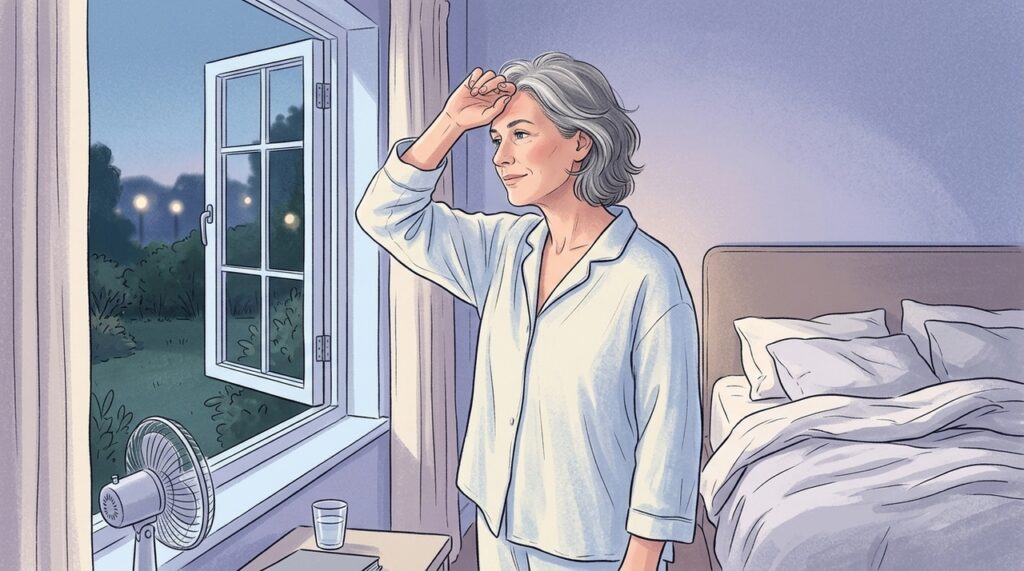 Três mudanças noturnas para dormir melhor durante a transição da menopausa