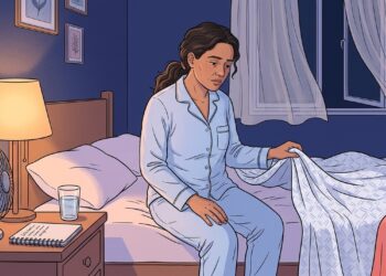 Calorões noturnos sem calor ambiente: o sinal da perimenopausa que bagunça o sono
