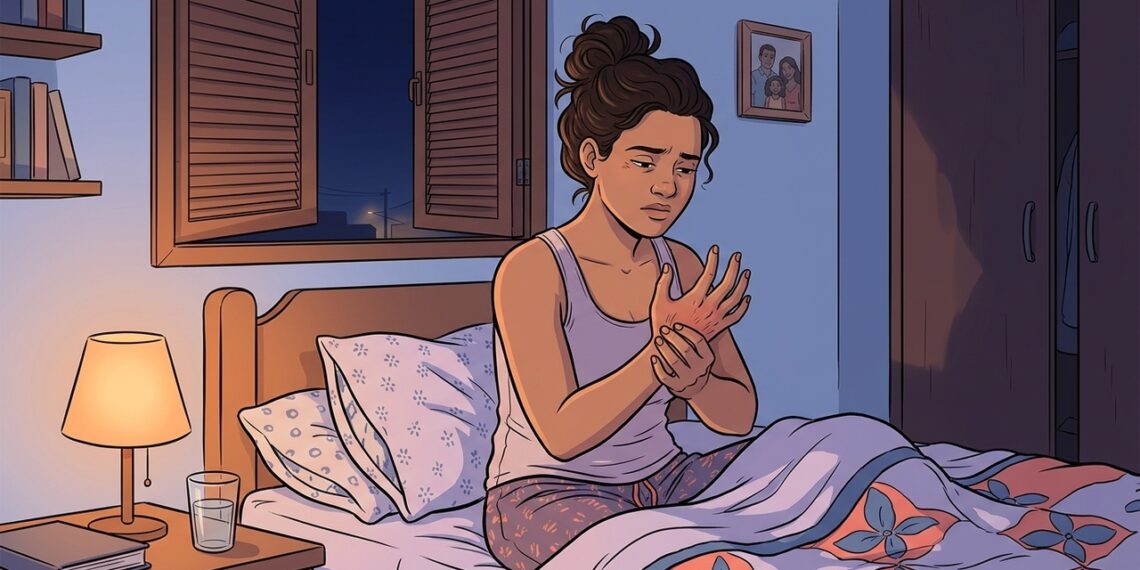 O que causa dormência nas mãos durante a noite?
