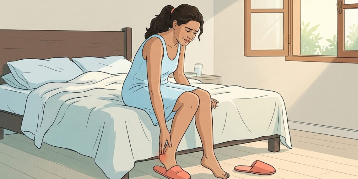O primeiro passo da manhã dói? O sinal clássico que aponta para fascite plantar