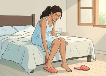 O primeiro passo da manhã dói? O sinal clássico que aponta para fascite plantar