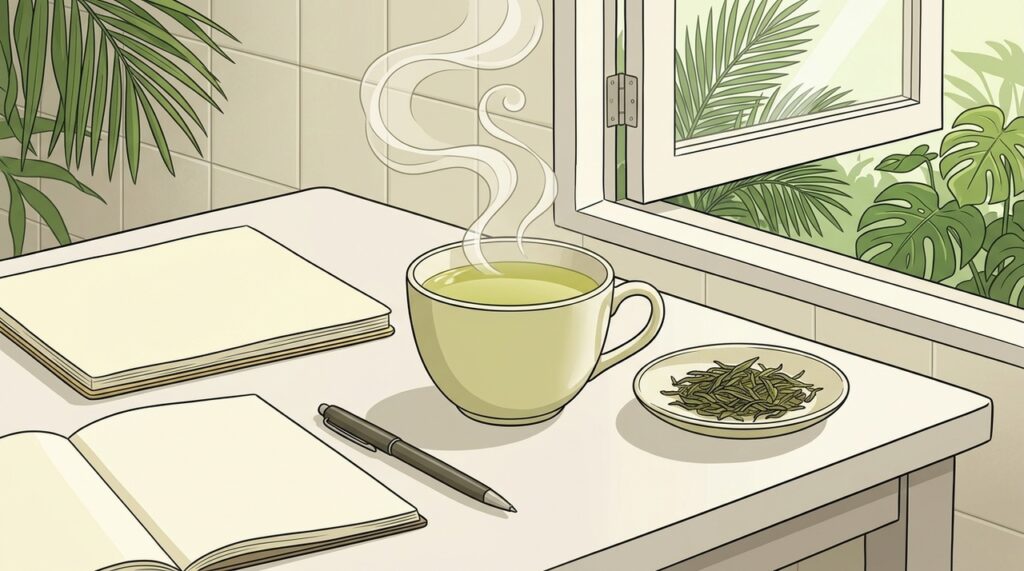 Como o chá-verde ajuda a aliviar naturalmente o cansaço mental e a queda de energia