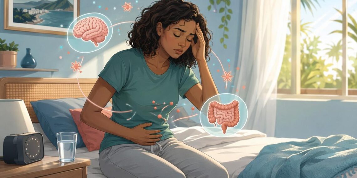 A fadiga crônica não se deve apenas à falta de sono diário, mas sim também à neuroinflamação causada pelo desequilíbrio no microbioma intestinal