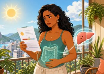 A falta de vitamina D no organismo normalmente não se deve à falta de exposição ao sol, mas sim também a problemas digestivos crônicos como inflamação intestinal ou irritação persistente e contínua do fígado