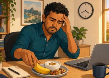 A irritabilidade e a dificuldade de concentração no fim da tarde nem sempre são estresse: podem ser reflexo de longos períodos sem comer