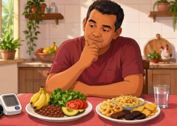A pressão alta nos adultos nem sempre é só excesso de sal na dieta: também envolve o baixo consumo diário de potássio, que equilibra o sódio dentro das células do corpo