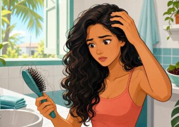 A queda de cabelo intensa nem sempre se deve ao estresse, mas sim à deficiência de ferro e à ferritina baixa