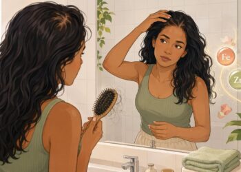 A queda de cabelo nem sempre se deve à genética: às vezes é sinal de deficiência de ferro e zinco