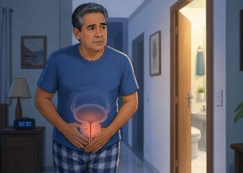 A vontade frequente de urinar nos homens após os 50 não se deve apenas à idade, mas sim, na maioria, ao aumento natural da próstata