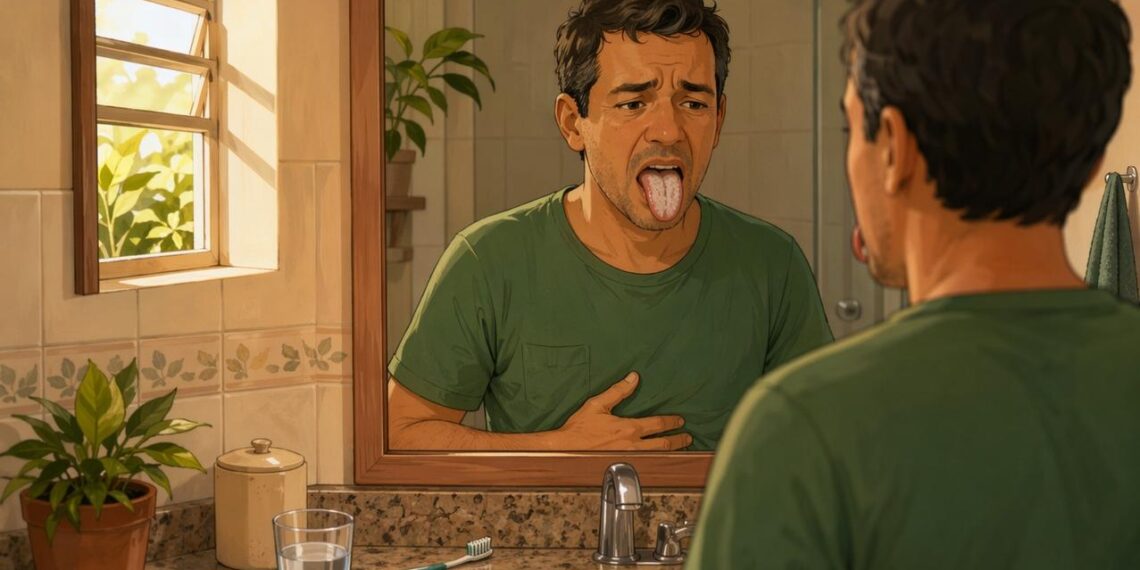 Acordar Com A Boca Amarga E A Lingua Esbranquicada Com Frequencia Pode Ser Um Dos Primeiros Sinais De Sobrecarga E Inflamacao No Figado Gorduroso