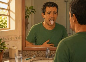 Acordar Com A Boca Amarga E A Lingua Esbranquicada Com Frequencia Pode Ser Um Dos Primeiros Sinais De Sobrecarga E Inflamacao No Figado Gorduroso