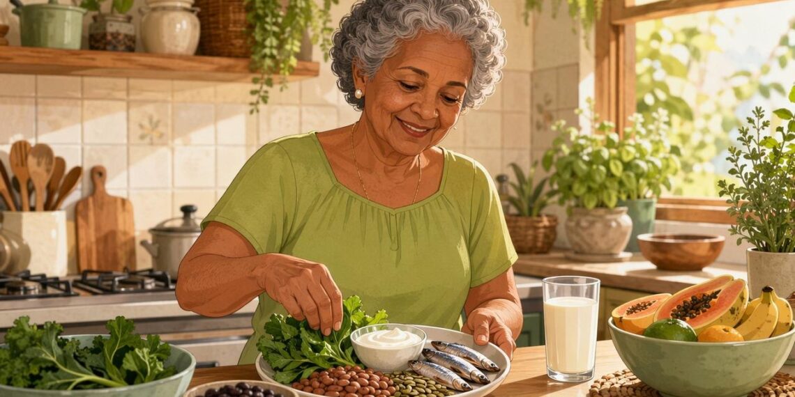 Alimentos que reforçam os ossos enfraquecidos e previnem fraturas frequentes em idosos