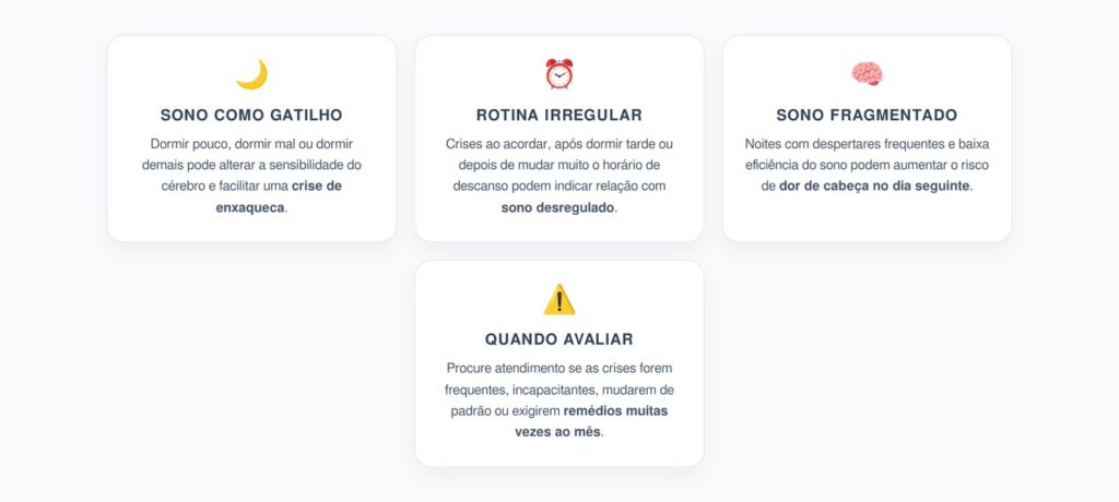 Enxaqueca Depois de Dormir Mal: Falta ou Excesso de Sono Podem Disparar Crises