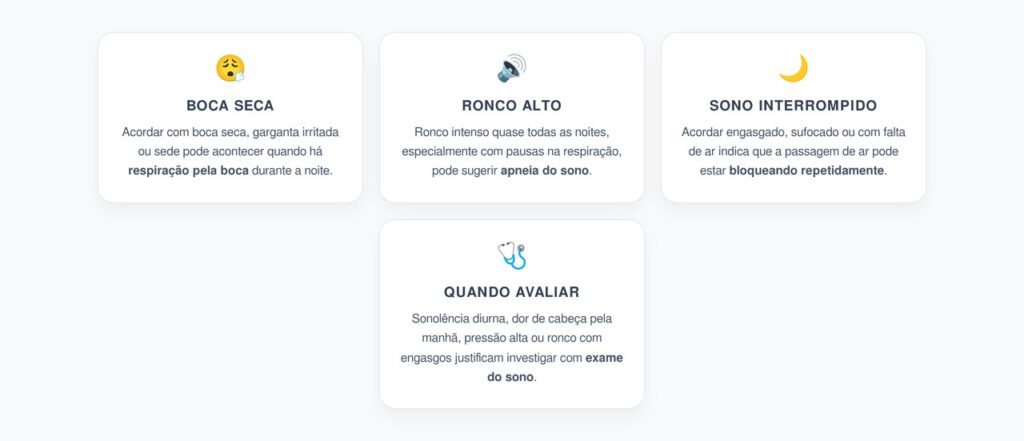 Boca Seca ao Acordar e Ronco Alto: A Combinação que Pode Indicar Apneia do Sono