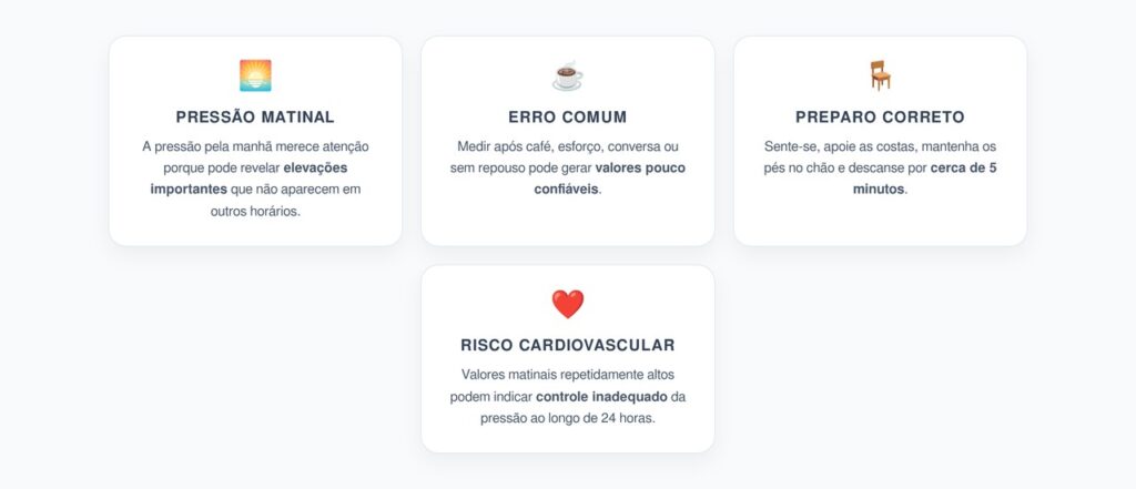 Pressão Alta pela Manhã: O Erro na Medição que Pode Mascarar o Risco