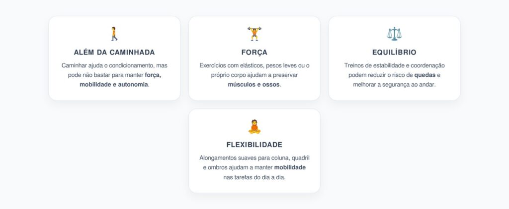 Treino Após os 50: Por Que Caminhar Pode Não Ser Suficiente