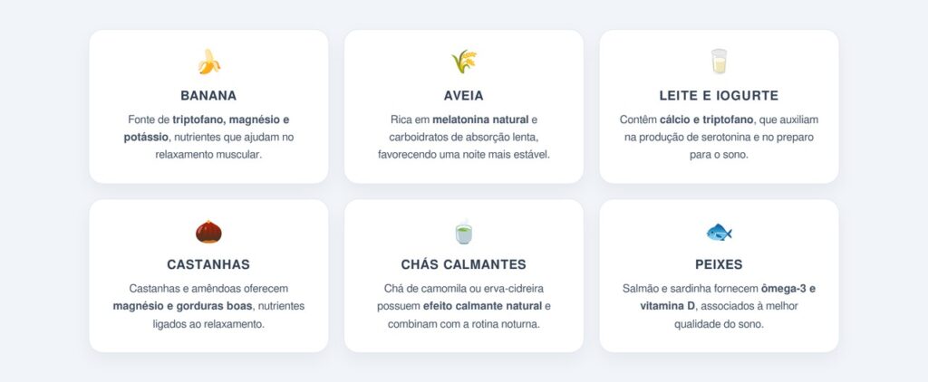 Quais alimentos ajudam a dormir melhor?