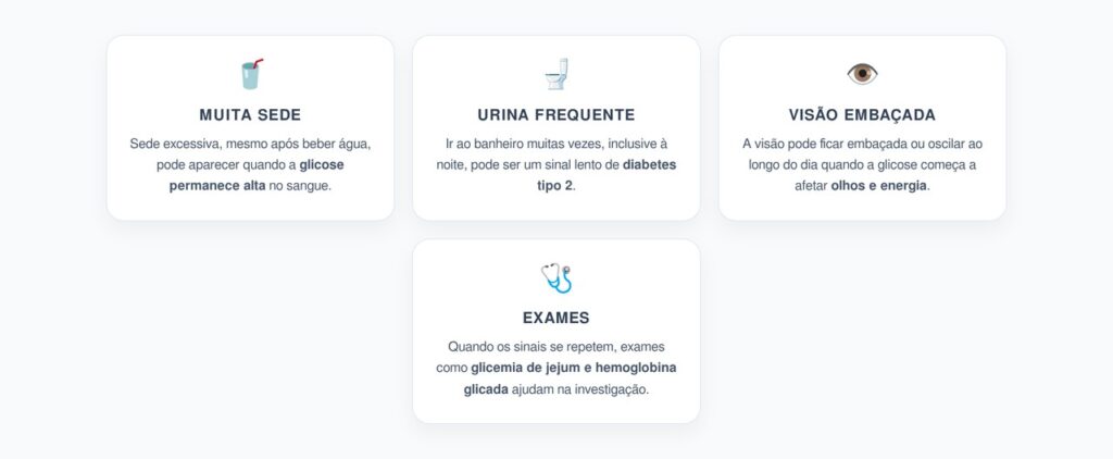 Diabetes Tipo 2: Sinais Lentos que Muita Gente Ignora