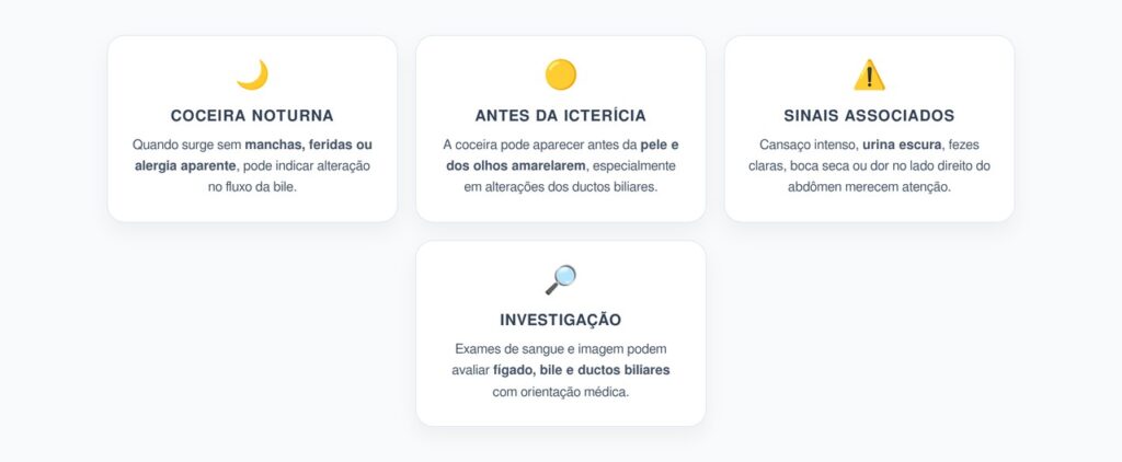 Coceira Noturna Sem Manchas: Alerta Precoce dos Ductos Biliares