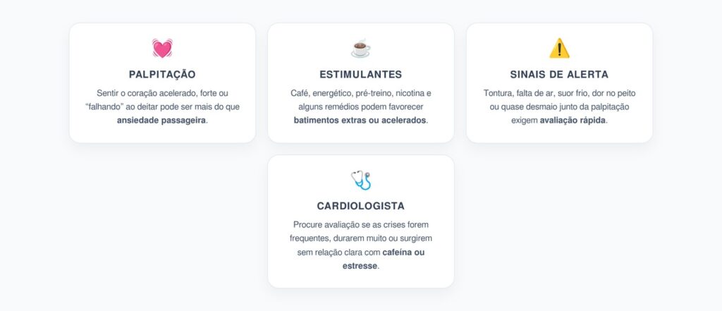 Coração Disparado ao Deitar: Quando Café e Energético Podem Acender o Alerta