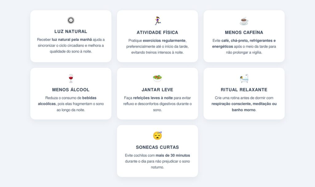 Quais hábitos diários favorecem um sono mais reparador?