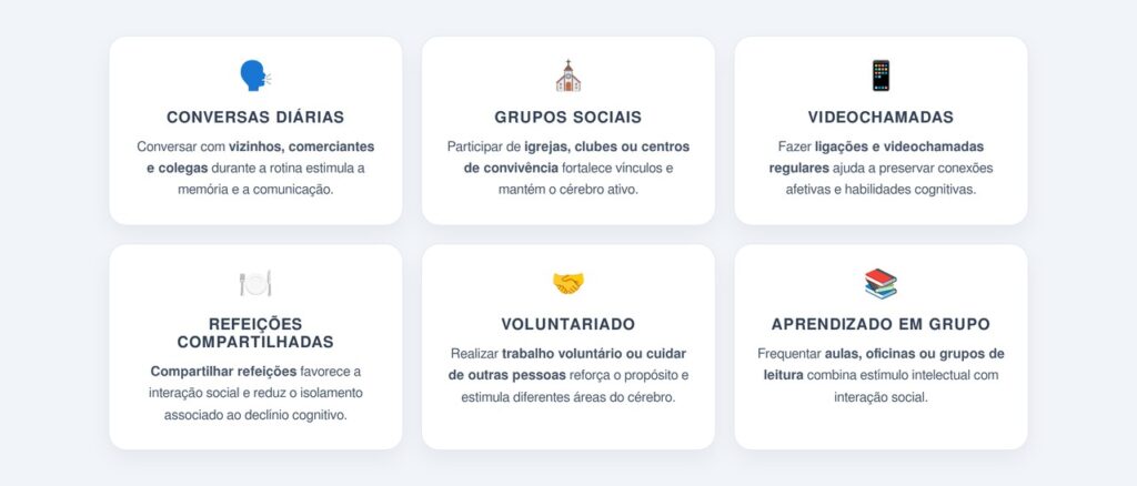 Como pequenas interações cotidianas protegem a memória?