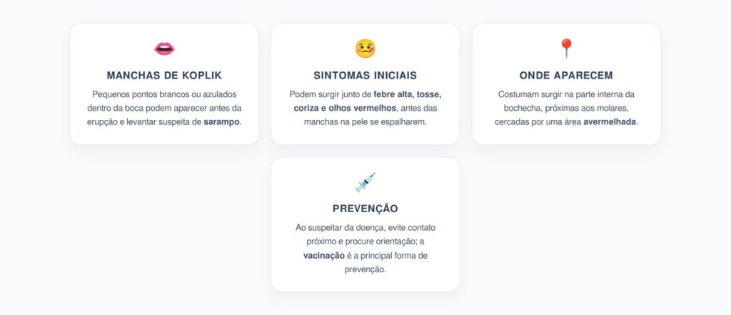 Manchas de Koplik: O Sinal na Boca que Pode Antecipar o Sarampo