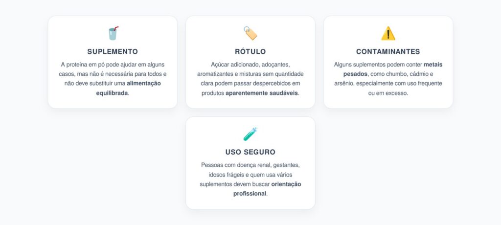Proteína em Pó: O Risco Escondido nos Suplementos para Ganhar Massa