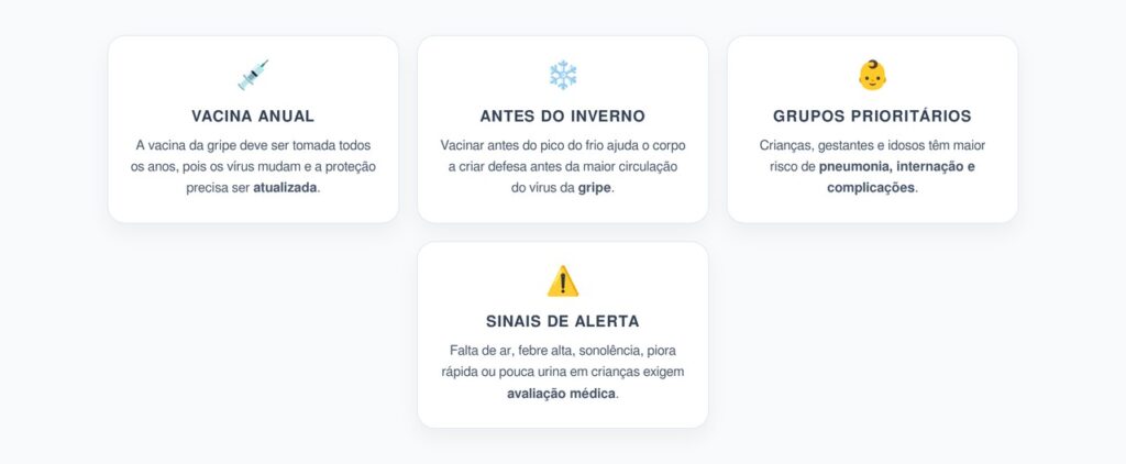 Vacina da Gripe em 2026: Por que Crianças, Gestantes e Idosos Devem Antecipar a Proteção