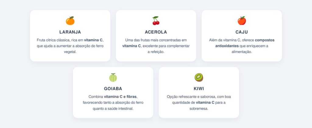 Quais frutas combinam melhor após a refeição?