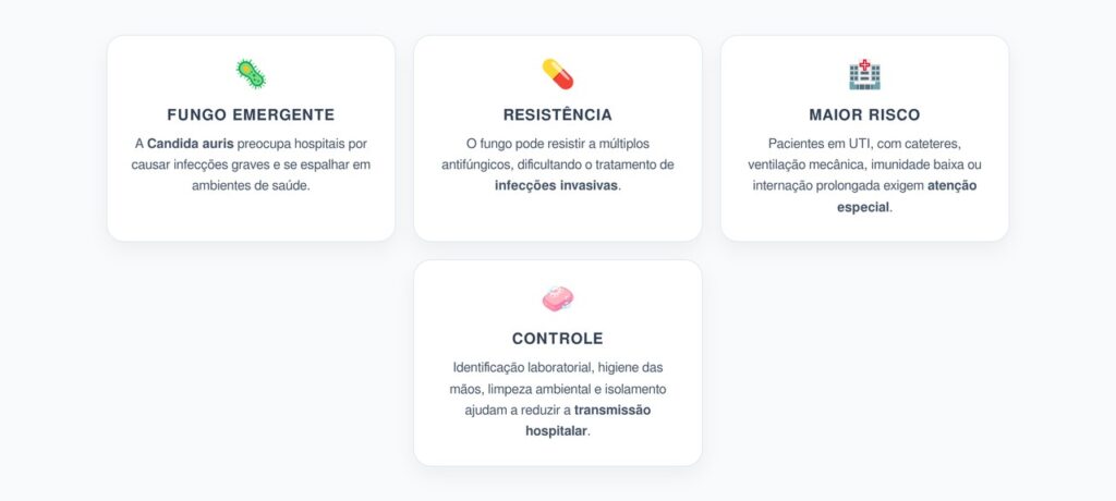 Candida auris: O Fungo Resistente que Preocupa Hospitais e Pacientes Frágeis