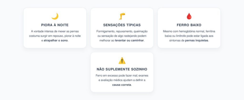 Pernas Inquietas à Noite: O Elo Ignorado com Ferro Baixo
