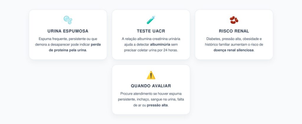 Urina Espumosa Frequente: Teste Simples Para Detectar Perda de Proteína nos Rins