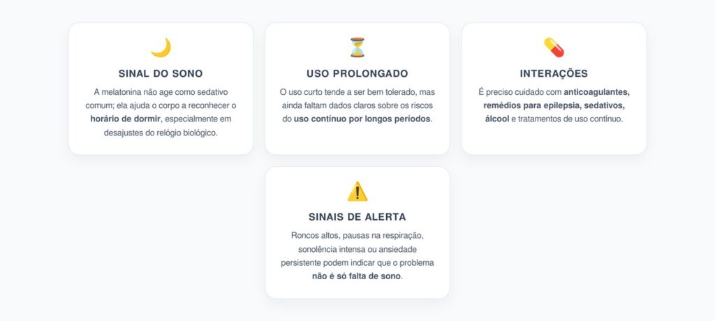 Melatonina: Cuidados no Uso Prolongado e nas Interações com Remédios