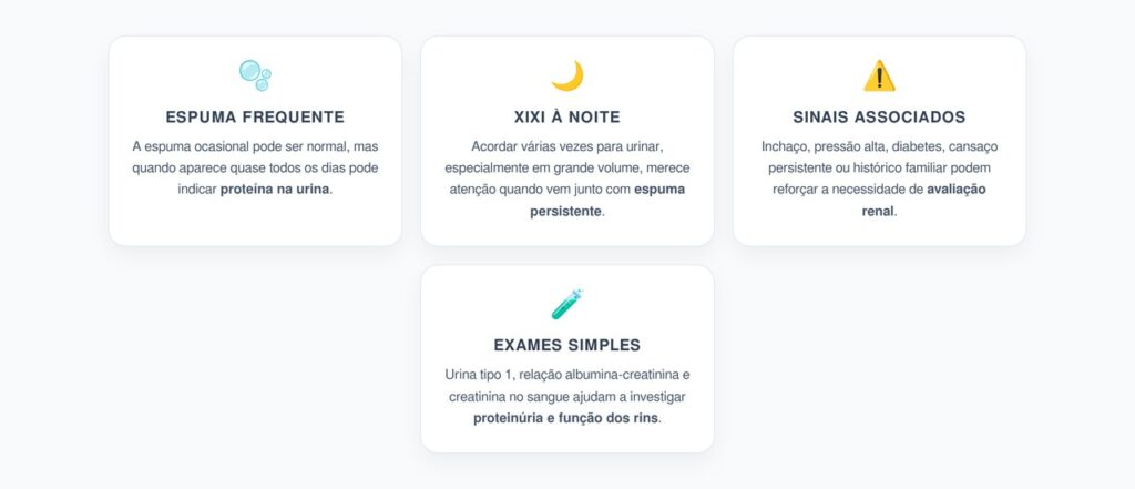 Urina com Espuma e Xixi à Noite: Sinais de Alerta para os Rins
