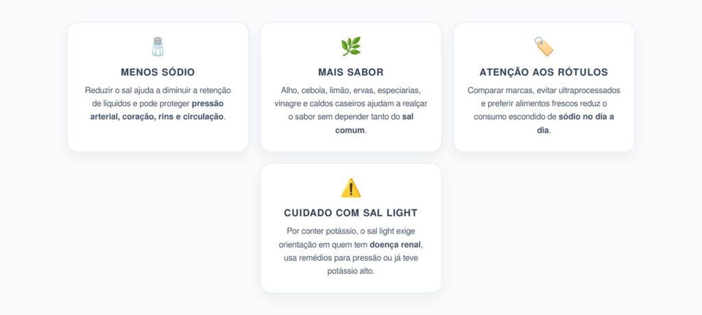 Reduzir o Sal Sem Perder Sabor: Hábitos Que Protegem a Pressão
