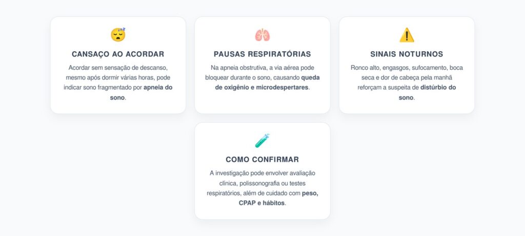 Acordar Cansado Mesmo Dormindo Pode Ser Sinal de Apneia do Sono
