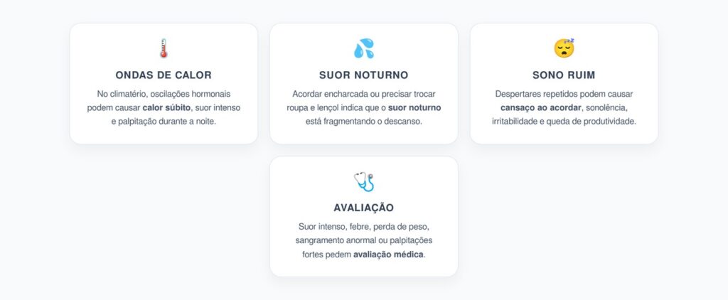 Suor Noturno no Climatério: Quando as Ondas de Calor Prejudicam o Sono