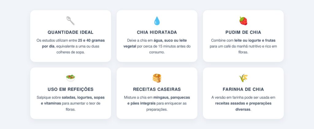 Qual a quantidade ideal por dia?