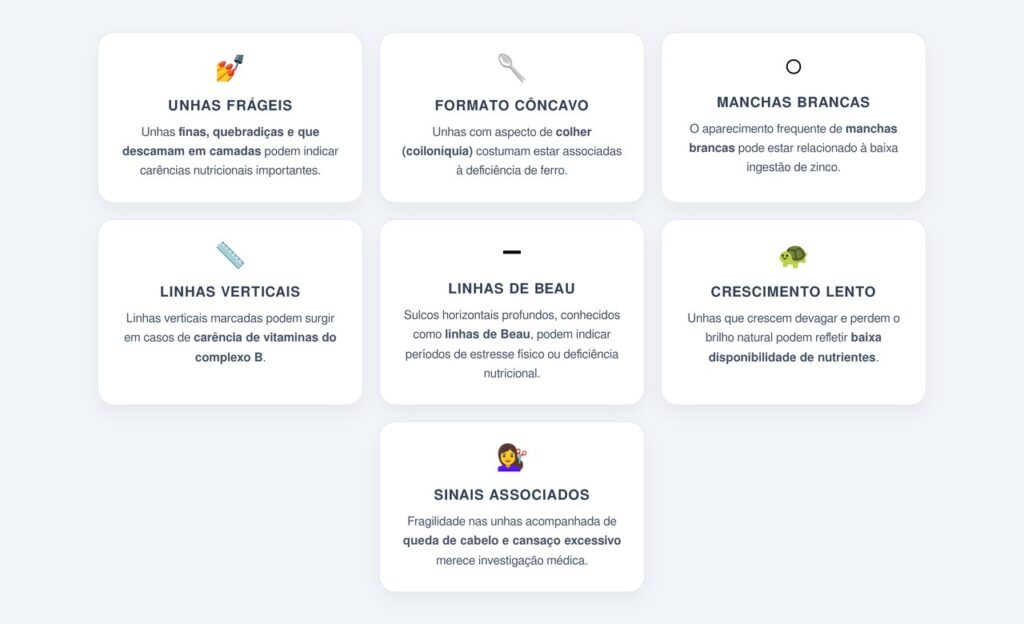 Que sinais nas unhas merecem atenção?