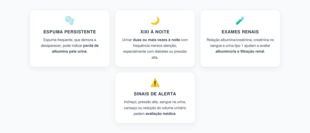 Urina com Espuma e Muito Xixi à Noite: Sinais para Avaliar os Rins